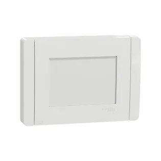 Schneider Electric NU055318, Unica Studio, Beyaz, Çerçeve, 3 Modül, IP55