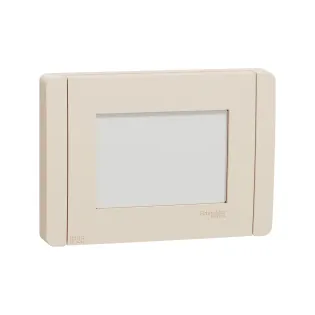 Schneider Electric NU055344, Unica Studio, Krem, Çerçeve, 3 Modül, IP55