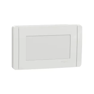 Schneider Electric NU055418, Unica Studio, Beyaz, Çerçeve, 4 Modül, IP55