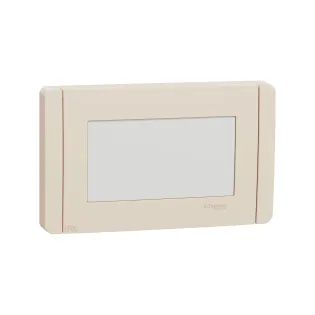 Schneider Electric NU055444, Unica Studio, Krem, Çerçeve, 4 Modül, IP55