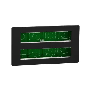 Schneider Electric NU171054, Unica System Plus, Antrasit, 2x10 Modül Sıva Altı Yatay Çalışma İstasyonu
