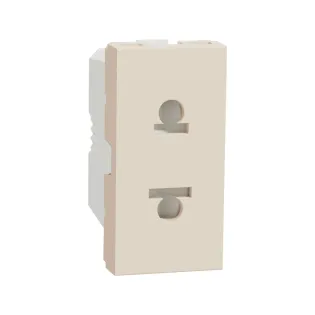Schneider Electric NU302144, Unica, Krem, Euroamerican Priz, 1 Modül