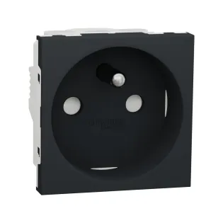 Schneider Electric NU303954, Unica, Antrasit, UPS Priz, Çocuk Korumalı, Vida Bağlantılı, 2 Modül