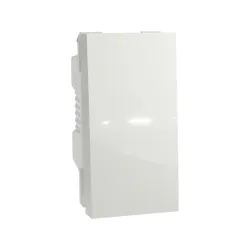Schneider Electric NU310618, Unica, Beyaz, Liht Butonu, 1 Modül