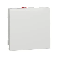 Schneider Electric NU320118, Unica, Beyaz, Anahtar, 2 Modül