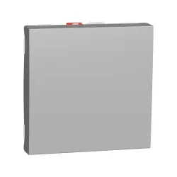 Schneider Electric NU320330, Unica, Alüminyum, Vavien Anahtar, 2 Modül