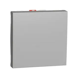 Schneider Electric NU320330, Unica, Alüminyum, Vavien Anahtar, 2 Modül