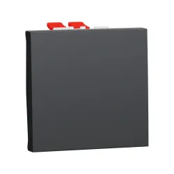 Schneider Electric NU320554, Unica, Antrasit, Permütatör Anahtar, 2 Modül