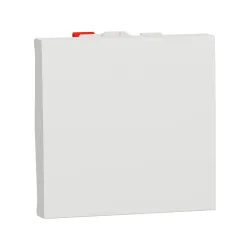 Schneider Electric NU320618, Unica, Beyaz, Liht Butonu, 2 Modül