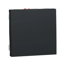 Schneider Electric NU320654, Unica, Antrasit, Liht Butonu, 2 Modül
