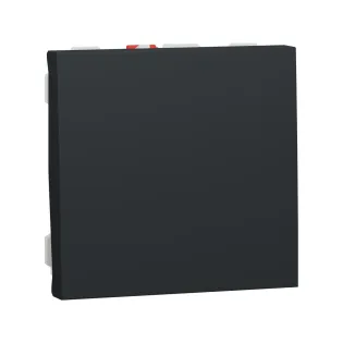 Schneider Electric NU320654, Unica, Antrasit, Liht Butonu, 2 Modül