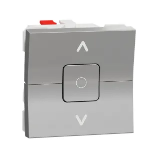 Schneider Electric NU320830, Unica, Alüminyum, Jaluzi Kumanda Anahtarı, 6 Amper, 2 Modül