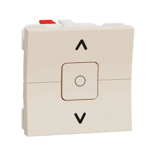 Schneider Electric NU320844, Unica, Krem, Jaluzi Kumanda Anahtarı, 6 Amper, 2 Modül
