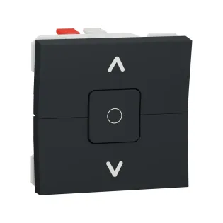 Schneider Electric NU320854, Unica, Antrasit, Jaluzi Kumanda Anahtarı, 6 Amper, 2 Modül