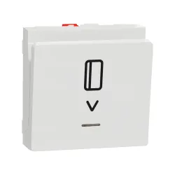 Schneider Electric NU328318, Unica, Beyaz, Energy Saver, Mekanik, 2 Modül