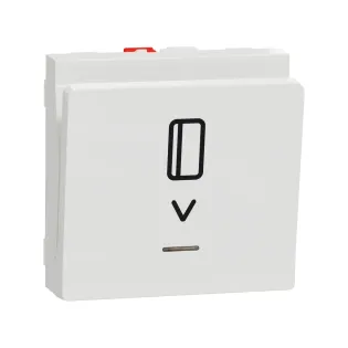 Schneider Electric NU328318, Unica, Beyaz, Energy Saver, Mekanik, 2 Modül