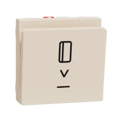 Schneider Electric NU328344, Unica, Krem, Energy Saver, Mekanik, 2 Modül