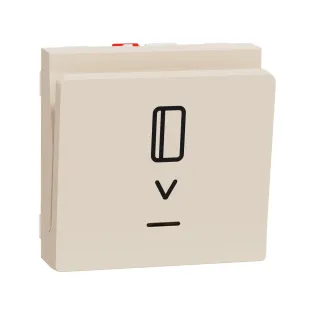 Schneider Electric NU328344, Unica, Krem, Energy Saver, Mekanik, 2 Modül