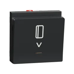 Schneider Electric NU328354, Unica, Antrasit, Energy Saver, Mekanik, 2 Modül