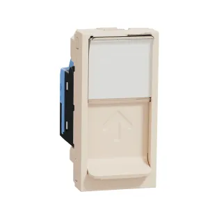 Schneider Electric NU341444, Unica, Krem, Data İnternet Prizi, RJ45, CAT 6-UTP, 1 Modül