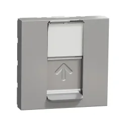 Schneider Electric NU341530, Unica, Alüminyum, Data İnternet Prizi, RJ45, CAT 6-UTP, 2 Modül
