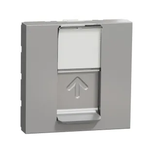 Schneider Electric NU341530, Unica, Alüminyum, Data İnternet Prizi, RJ45, CAT 6-UTP, 2 Modül