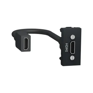 Schneider Electric NU343054, Unica, Antrasit, HDMI Priz, 1 Modül