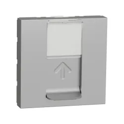 Schneider Electric NU344930, Unica, Alüminyum, Data İnternet Prizi, RJ45, CAT 6a-FTP, 2 Modül