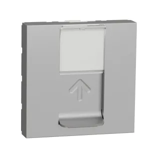 Schneider Electric NU344930, Unica, Alüminyum, Data İnternet Prizi, RJ45, CAT 6a-FTP, 2 Modül
