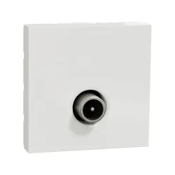 Schneider Electric NU346218, Unica, Beyaz, TV Prizi, Erkek, 2 Modül