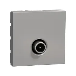 Schneider Electric NU346230, Unica, Alüminyum, TV Prizi, Erkek, 2 Modül