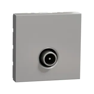 Schneider Electric NU346230, Unica, Alüminyum, TV Prizi, Erkek, 2 Modül