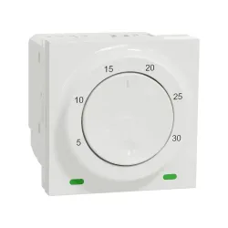 Schneider Electric NU350118, Unica, Beyaz, Termostat, 2300W, 2 Modül
