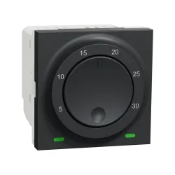 Schneider Electric NU350154, Unica, Antrasit, Termostat, 2300W, 2 Modül