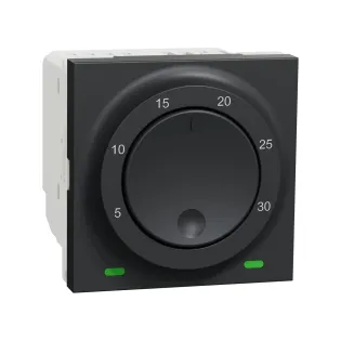 Schneider Electric NU350154, Unica, Antrasit, Termostat, 2300W, 2 Modül
