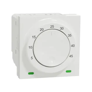 Schneider Electric NU350318, Unica, Beyaz, Zemin Termostatı, 10 Amper, 2 Modül