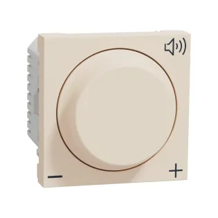 Schneider Electric NU360244, Unica, Krem, Ses Potansiyometresi, 2 Modül