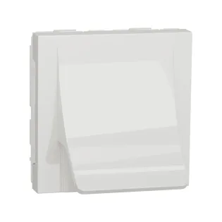 Schneider Electric NU386218, Unica, Beyaz, Kablo Çıkışı, 2 Modül