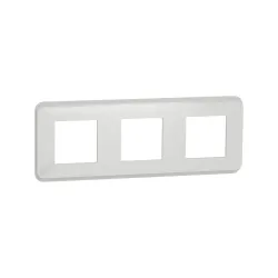 Schneider Electric NU400618, Unica Pro, Beyaz, Üçlü Çerçeve