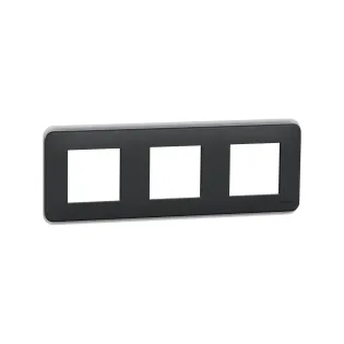 Schneider Electric NU400654, Unica Pro, Antrasit, Üçlü Çerçeve