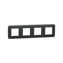 Schneider Electric NU400854, Unica Pro, Antrasit, Dörtlü Çerçeve