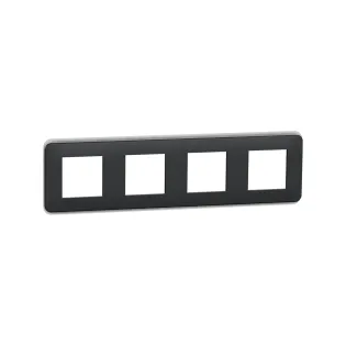 Schneider Electric NU400854, Unica Pro, Antrasit, Dörtlü Çerçeve