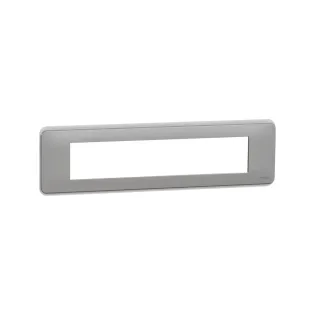 Schneider Electric NU411030, Unica Pro, Alüminyum, Çerçeve, 10 Modül