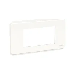 Schneider Electric NU411418, Unica Pro, Beyaz, Çerçeve, 4 Modül