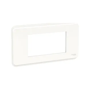 Schneider Electric NU411418, Unica Pro, Beyaz, Çerçeve, 4 Modül