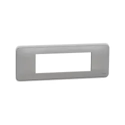 Schneider Electric NU411630, Unica Pro, Alüminyum, Çerçeve, 6 Modül