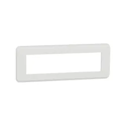 Schneider Electric NU411818, Unica Pro, Beyaz, Çerçeve, 8 Modül