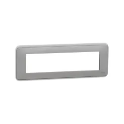 Schneider Electric NU411830, Unica Pro, Alüminyum, Çerçeve, 8 Modül