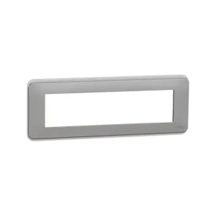 Schneider Electric NU411830, Unica Pro, Alüminyum, Çerçeve, 8 Modül