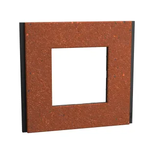 Schneider Electric NU600271, Unica Deco Materials, Terakota Yüzeyli, Tekli Çerçeve